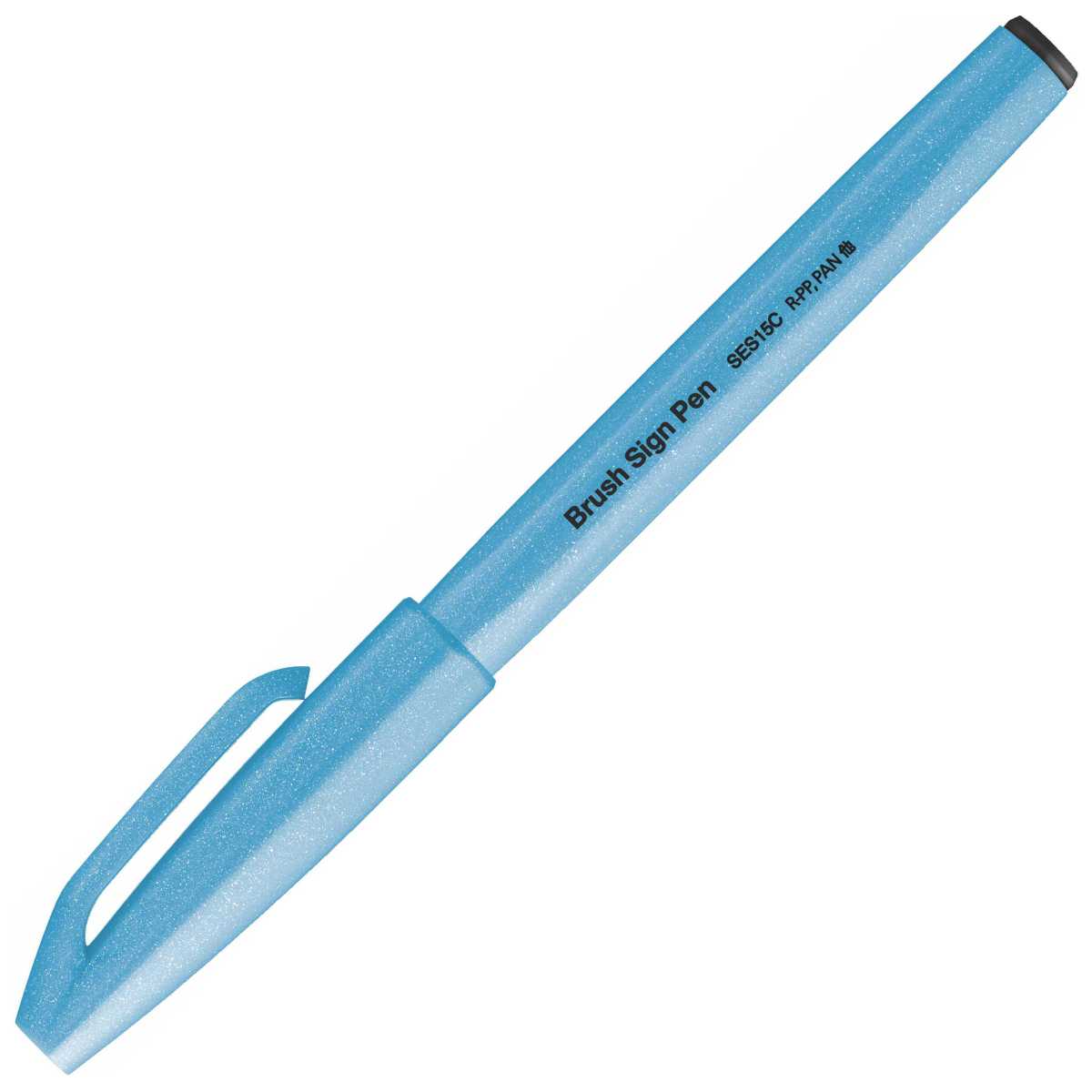 PENTEL Faserschreiber Sign Pen Brush 0,2 - 2,0mm neon-blau