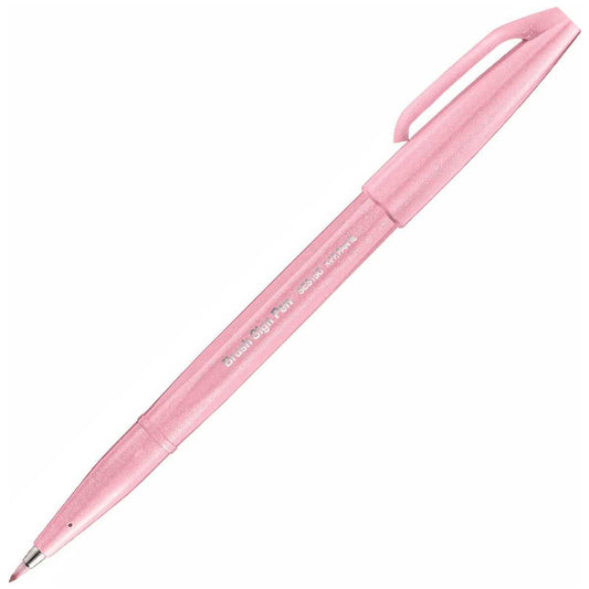 PENTEL Faserschreiber Sign Pen Brush 0,2 - 2,0mm hellrosa