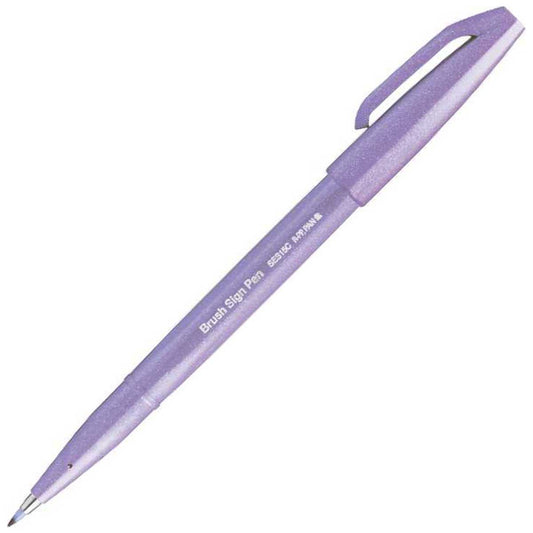 PENTEL Faserschreiber Sign Pen Brush 0,2 - 2,0mm hellviolett