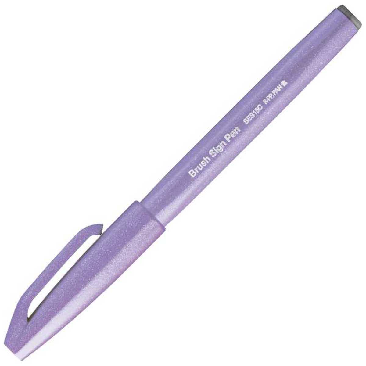 PENTEL Faserschreiber Sign Pen Brush 0,2 - 2,0mm hellviolett