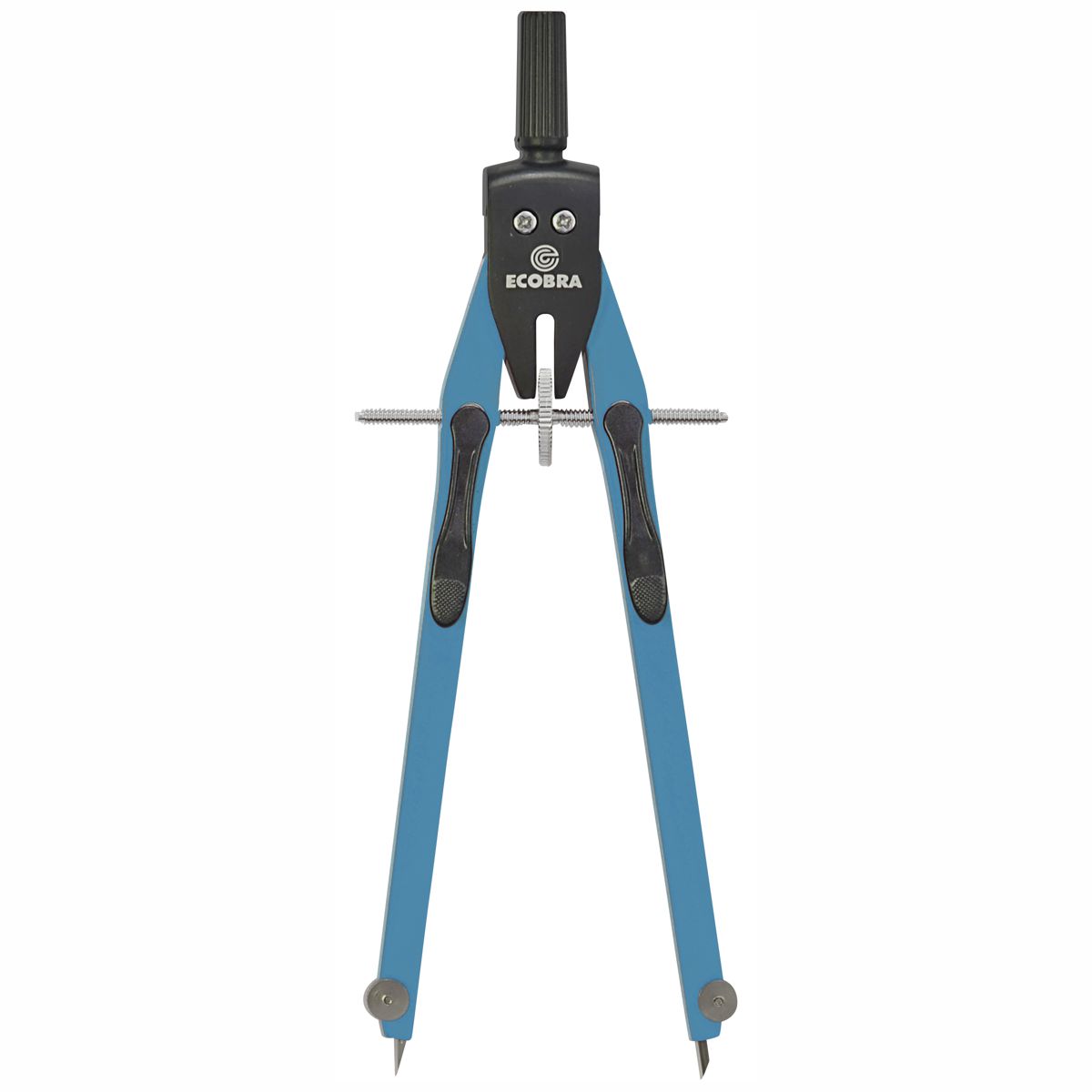 ECOBRA Schnellverstell-Zirkel duo Tec blau
