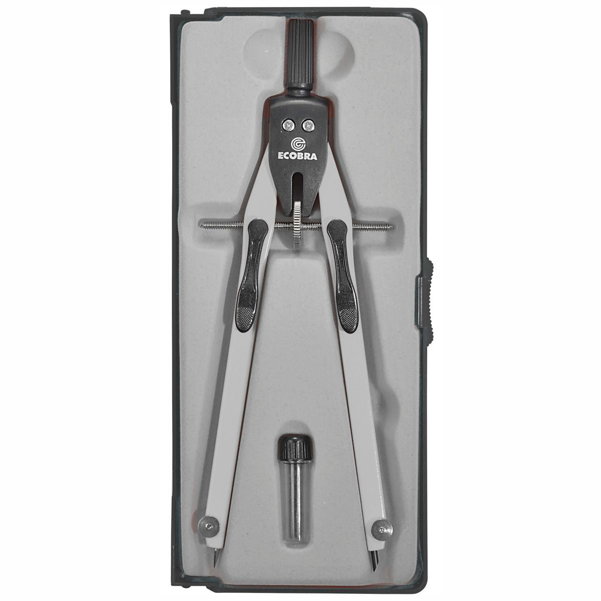ECOBRA Schnellverstell-Zirkel duo Tec silber