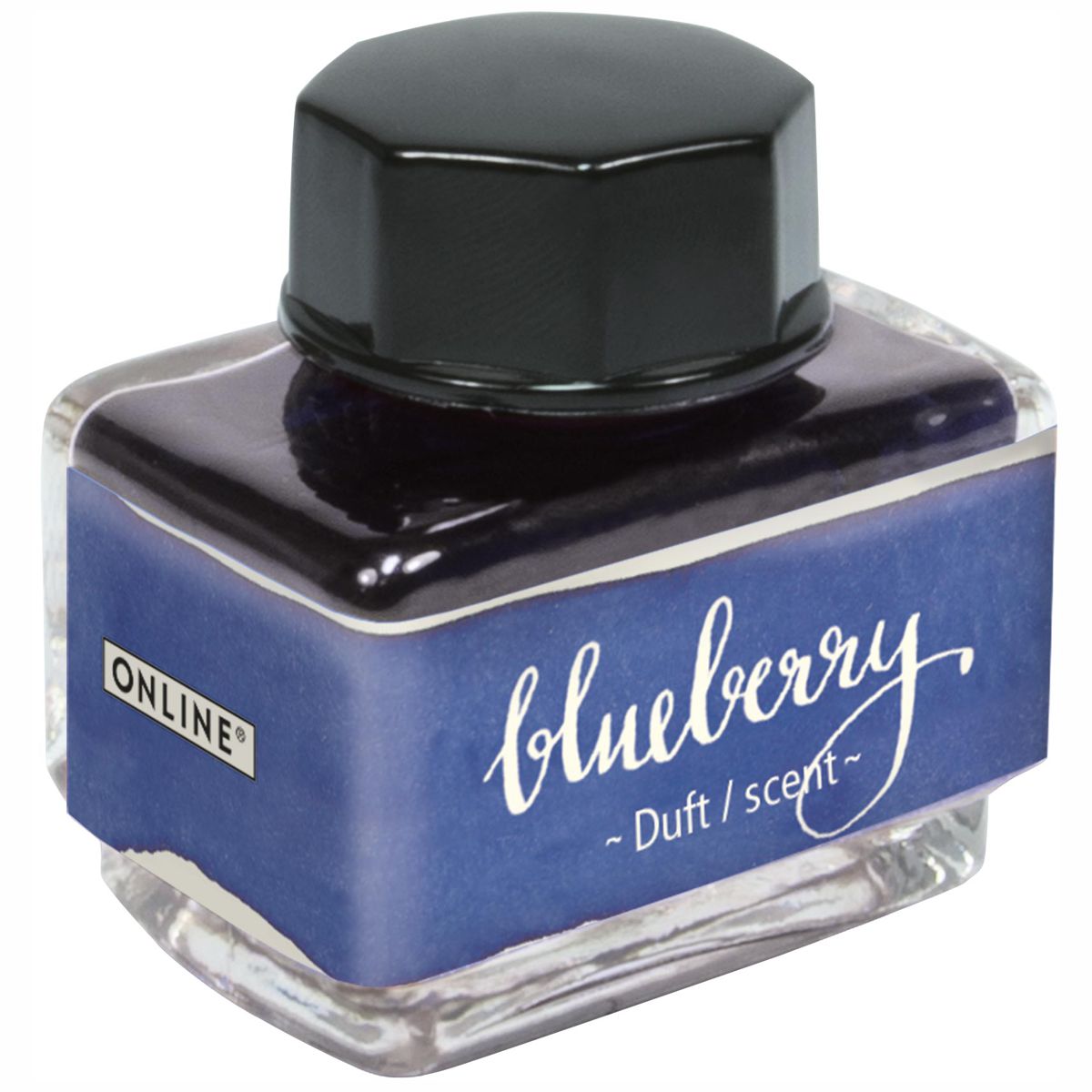 ONLINE Tinte im Glas mit Duft 15ml königsblau (Blueberry)