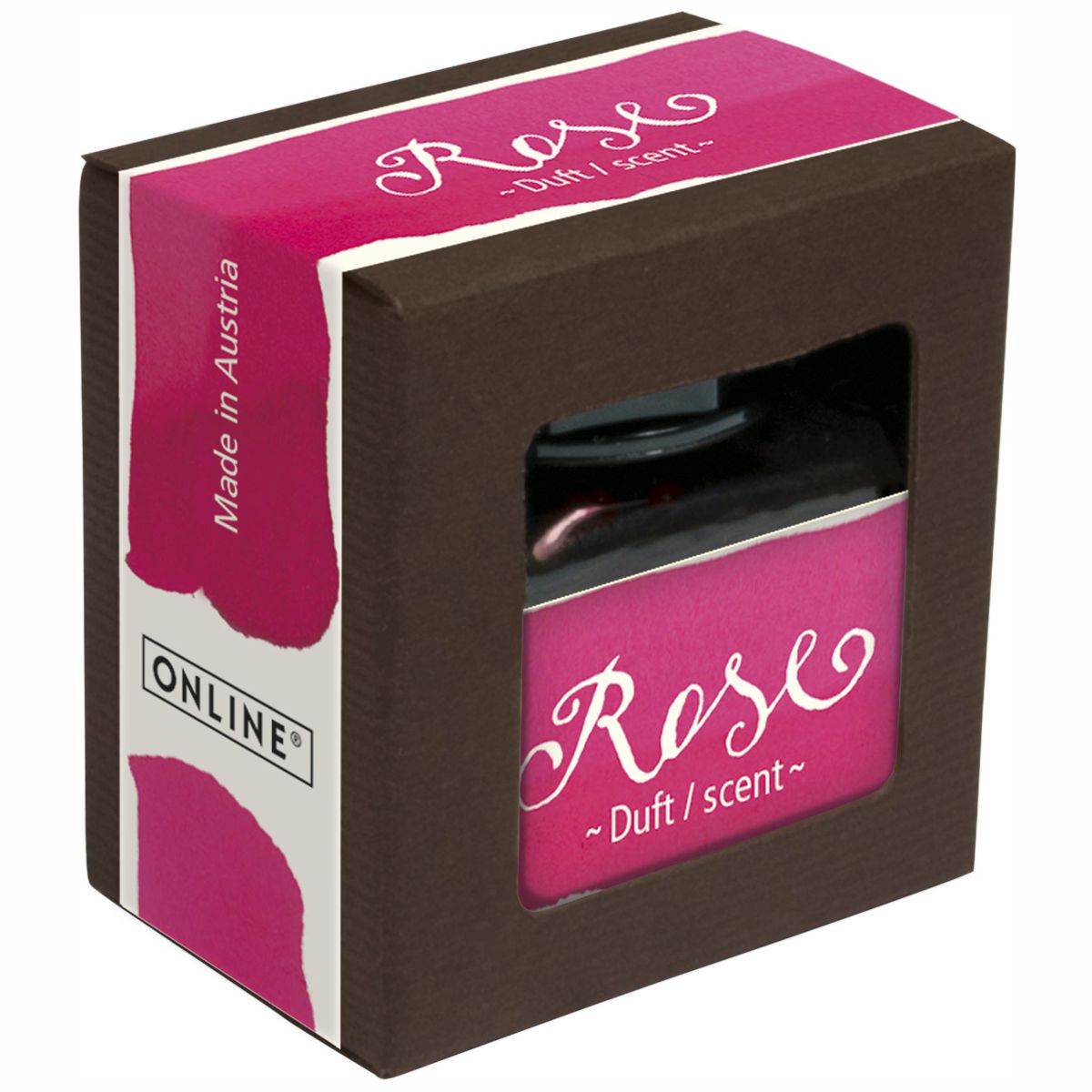 ONLINE Tinte im Glas mit Duft 15ml pink (Rose)