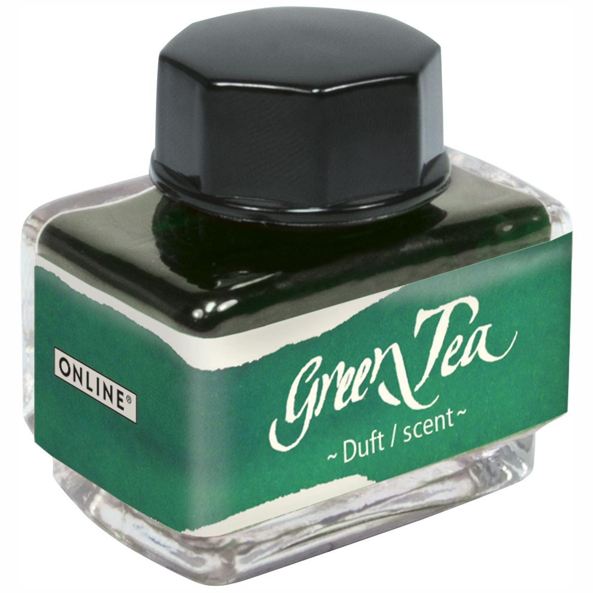 ONLINE Tinte im Glas mit Duft 15ml smaragd grün (Green Tea)