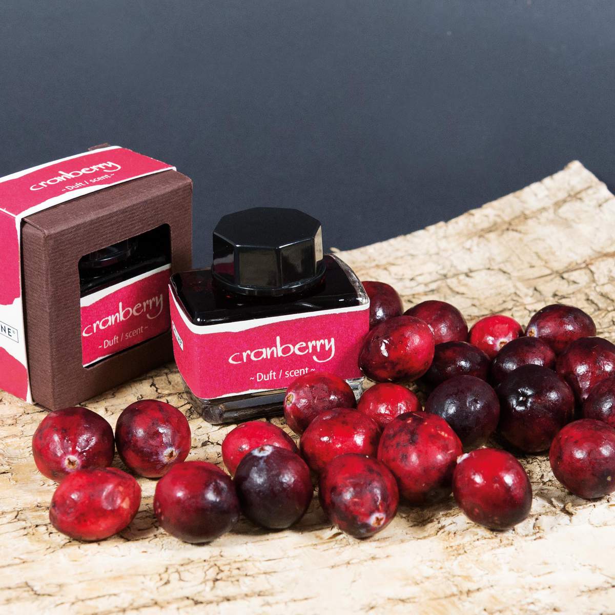 ONLINE Tinte im Glas mit Duft 15ml rubinrot (Cranberry)