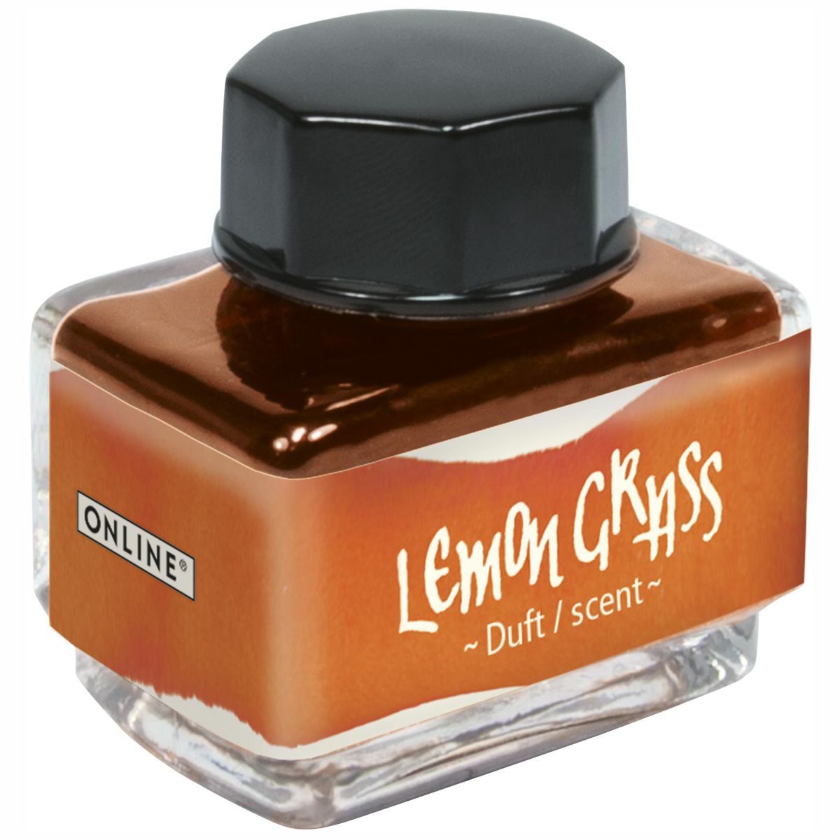 ONLINE Tinte im Glas mit Duft 15ml orange (Lemon Grass)