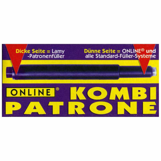 ONLINE Kombi Tintenpatrone violett 5 Stück