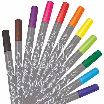 ONLINE Kalligraphie- / Pinsel Stift Calli.Brush 10+1 Farben