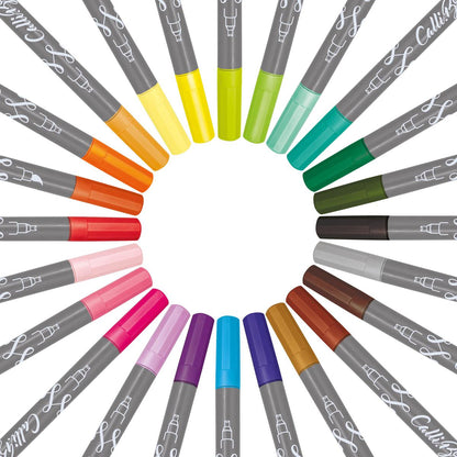 ONLINE Kalligraphie- / Pinsel Stift Calli.Brush 10+1 Farben