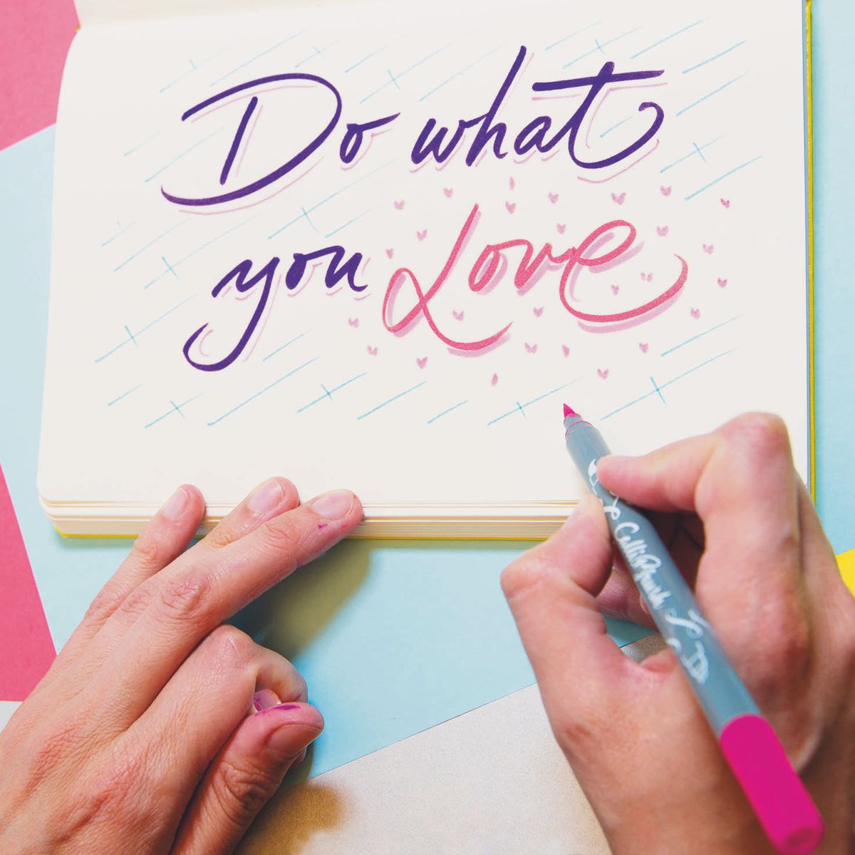 ONLINE Kalligraphie- / Pinsel Stift Calli.Brush 10+1 Farben