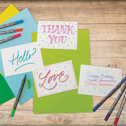 ONLINE Kalligraphie- / Pinsel Stift Calli.Brush 10+1 Farben