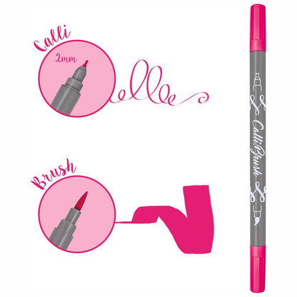 ONLINE Kalligraphie- / Pinsel Stift Calli.Brush neonpink