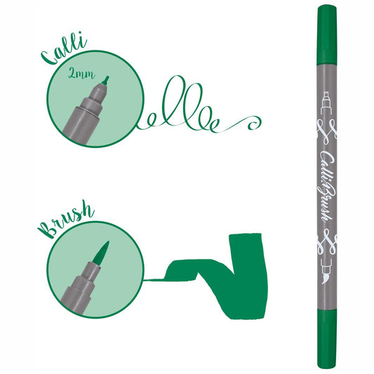 ONLINE Kalligraphie- / Pinsel Stift Calli.Brush dunkelgrün