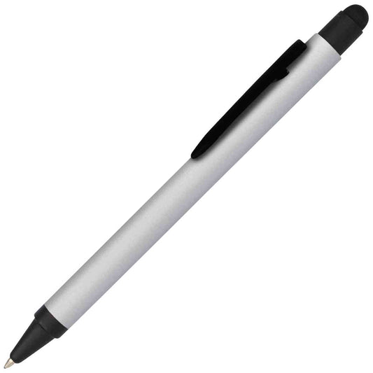 ONLINE Kugelschreiber ALU Stylus silber, Mine schwarz