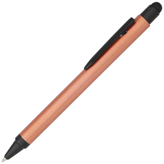 ONLINE Kugelschreiber ALU Stylus rosegold, Mine schwarz