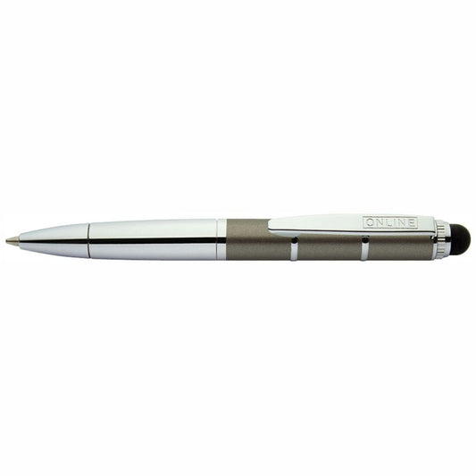 ONLINE Kugelschreiber Piccolo Stylus grau metallic