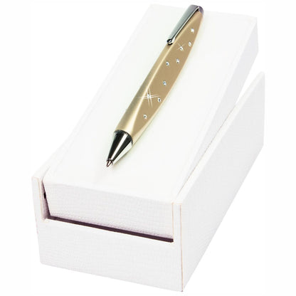 ONLINE Kugelschreiber Crystal Style Champagne