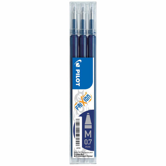 PILOT FriXion Ball Ersatzmine 0,7mm blauschwarz 3 Stück