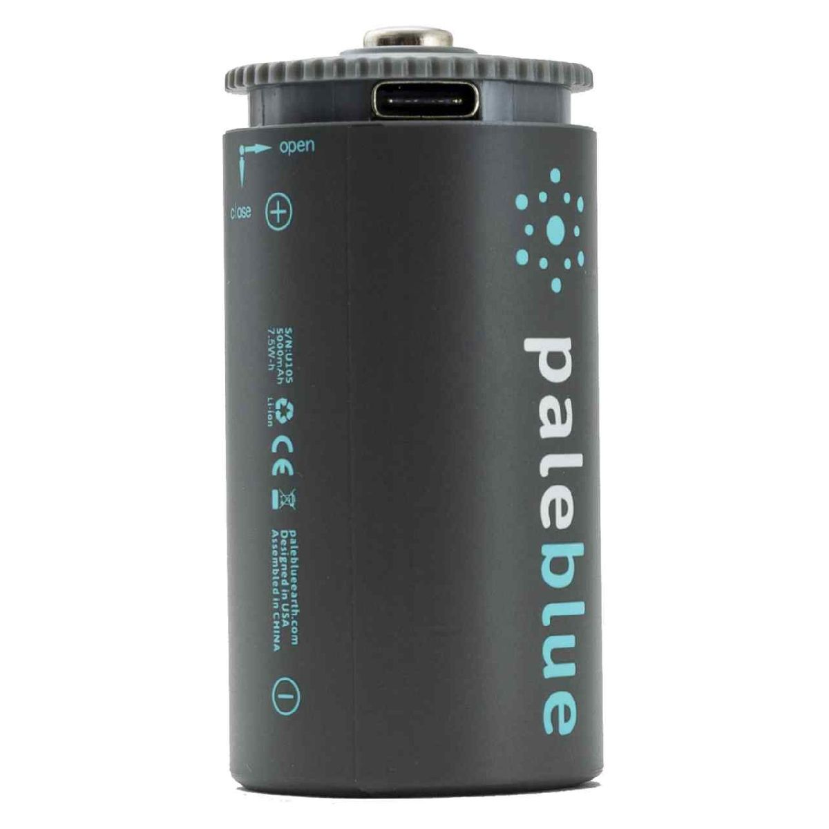 PALEBLUE Akku Mono D 1,5V USB-C 7400mAh 2 Stück