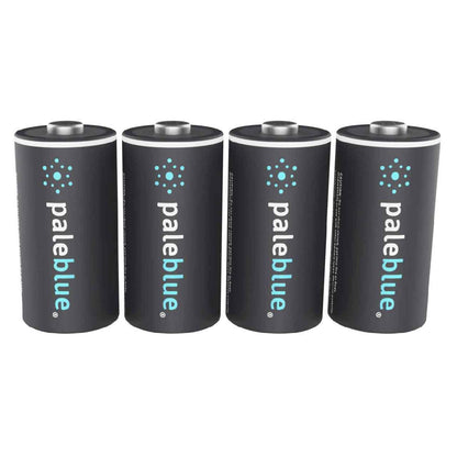 PALEBLUE Akku CR123A 3V USB-C 860mAh 4 Stück
