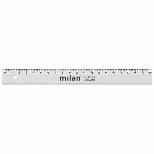 MILAN Lineal 20cm  transparent klar