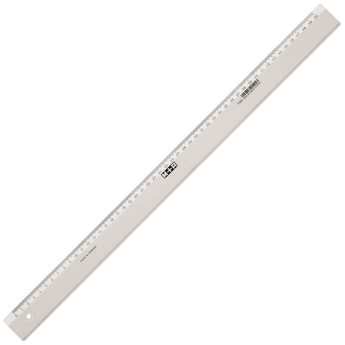 M+R Lineal Kunstoff 50cm glasklar