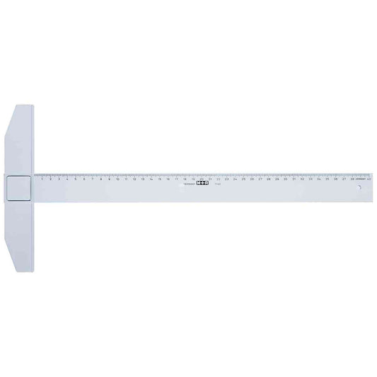 M+R Reißschiene 1775 75cm Kunststoff transparent mm-Teilung