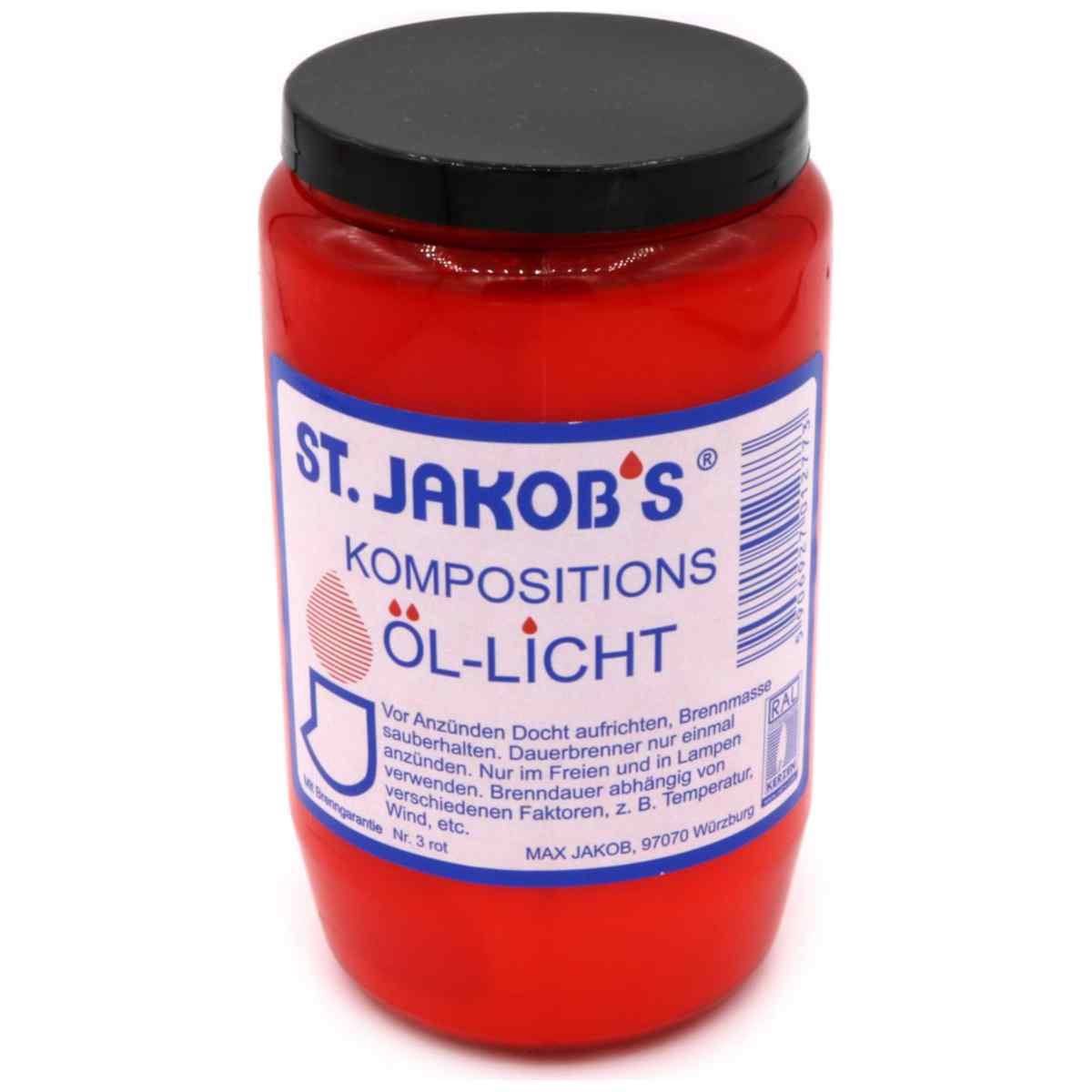 ST. JAKOBS Öllichte Nr. 3 rot 30% Pflanzenöl
