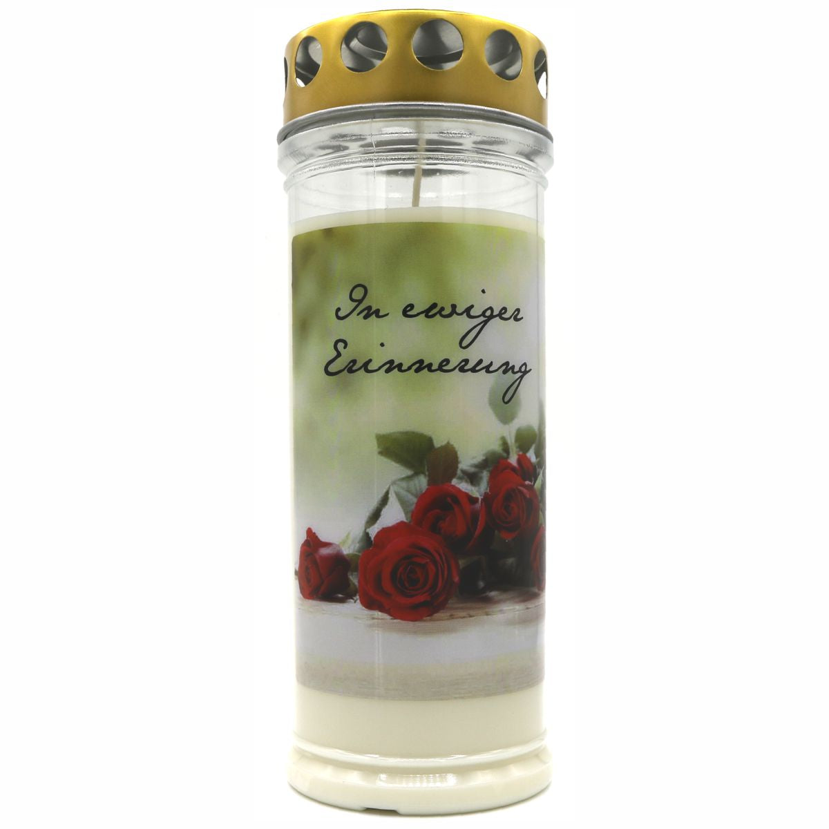 ST. JAKOBS Wochenbrenner mit Deckel -Rosen in Erinnerung-