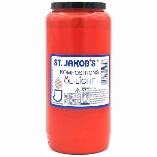ST. JAKOBS Öllichte Nr. 7 rot 30% Pflanzenöl