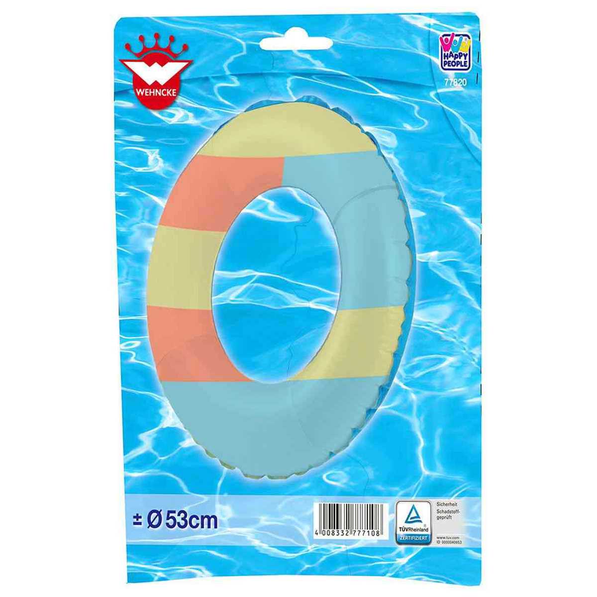 WEHNCKE / HAPPY PEOPLE Schwimmring bunt 4-farbig ca. 53cm