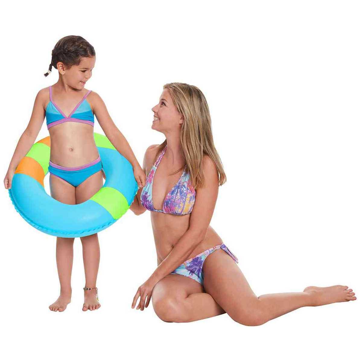 WEHNCKE / HAPPY PEOPLE Schwimmring bunt 4-farbig ca. 53cm