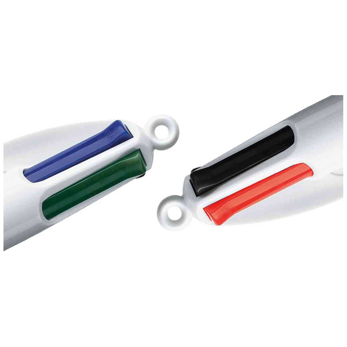 BIC 4-Farb-Kugelschreiber 4Colours WOOD STYLE grün