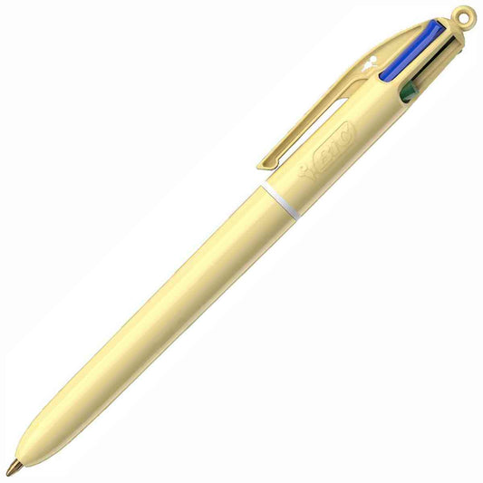 BIC 4-Farb-Kugelschreiber 4Colours Pastell gelb