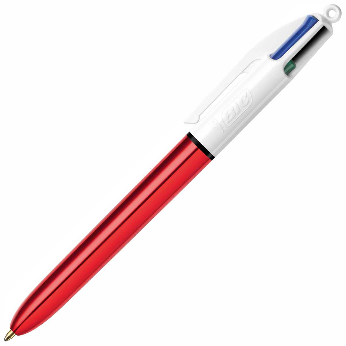 BIC 4-Farb-Kugelschreiber 4Colours -Shine- rot