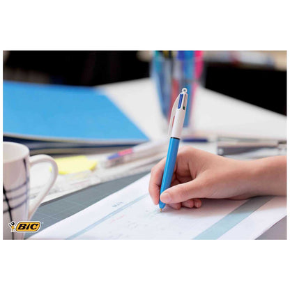 BIC 4-Farb-Kugelschreiber 4Colours Original M blau
