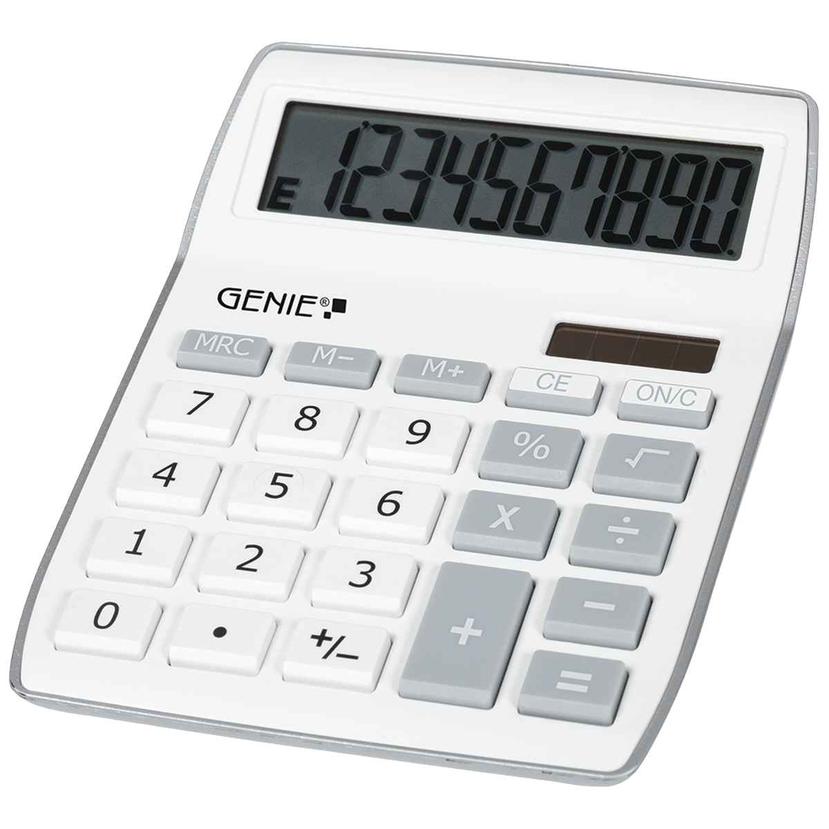 GENIE Taschenrechner 840S silver Dual Power 10-stellig