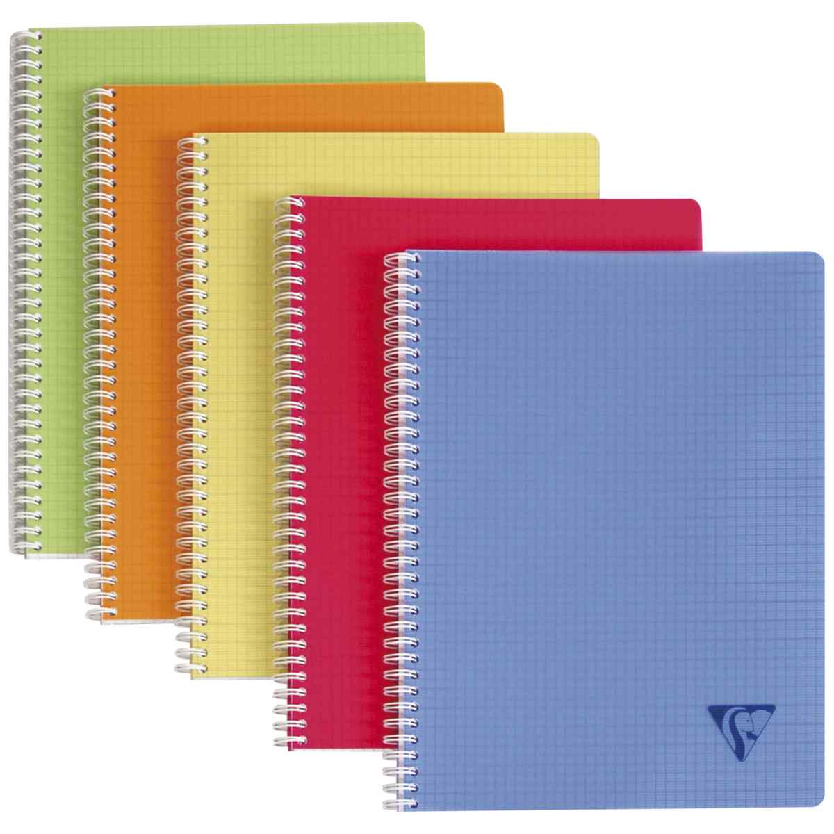 CLAIREFONTAINE Spiralbuch A4 Linicolor kariert 90 Blatt