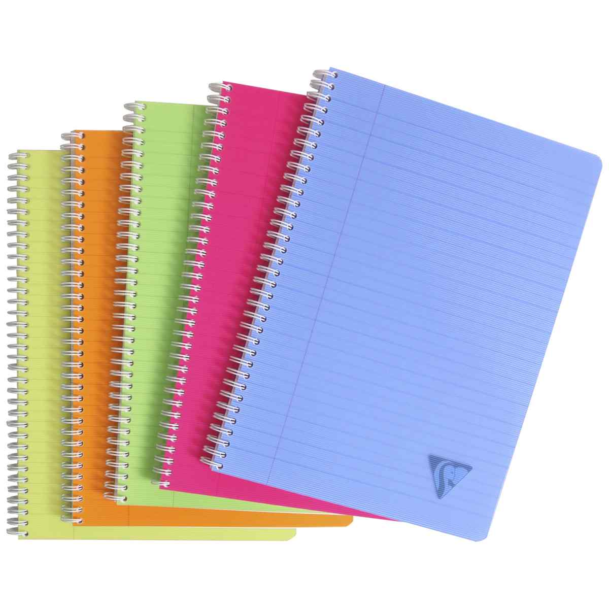 CLAIREFONTAINE Spiralbuch A4 Linicolor liniert 90 Blatt