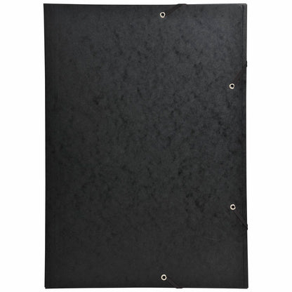 EXACOMPTA Sammelmappe A3 mit Gummizug schwarz extra stark 600g