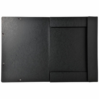 EXACOMPTA Sammelmappe A3 mit Gummizug schwarz extra stark 600g