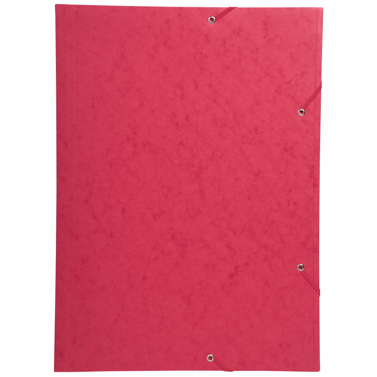 EXACOMPTA Sammelmappe A3 mit Gummizug rot extra stark 600g