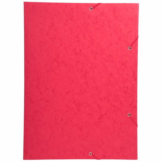 EXACOMPTA Sammelmappe A3 mit Gummizug rot extra stark 600g