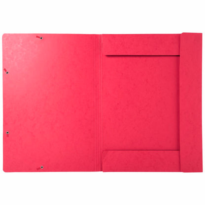 EXACOMPTA Sammelmappe A3 mit Gummizug rot extra stark 600g