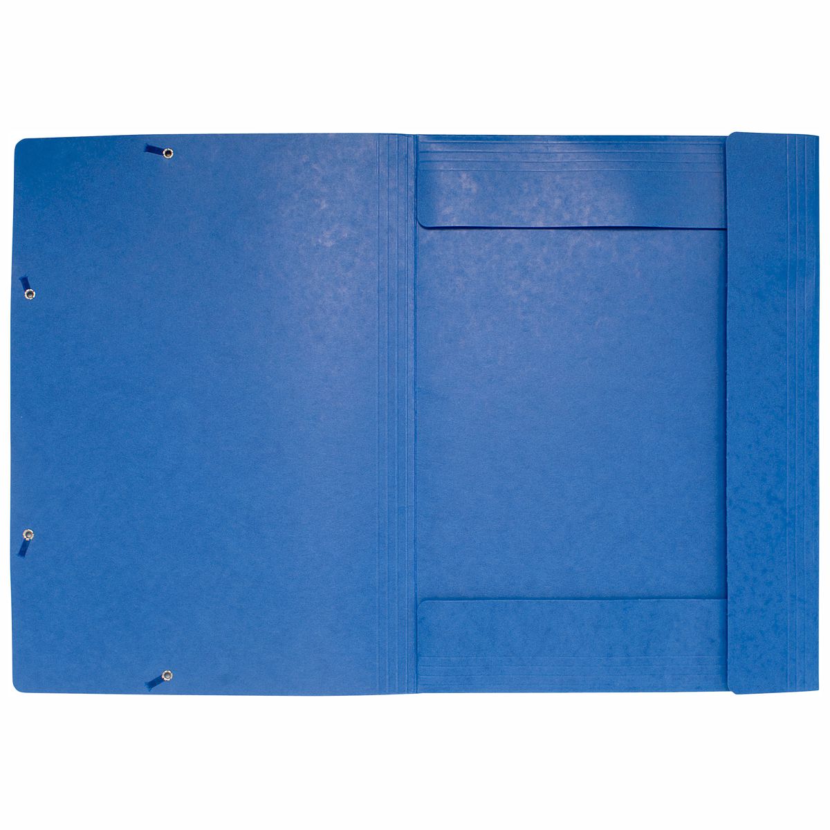 EXACOMPTA Sammelmappe A3 mit Gummizug blau extra stark 600g