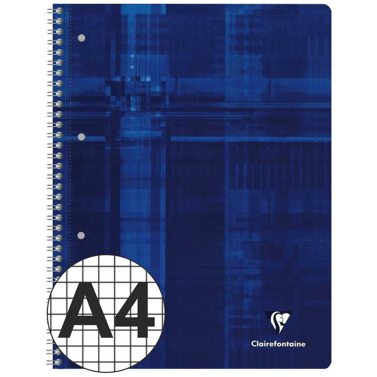 CLAIREFONTAINE Collegeblock PREMIUM A4 80 Blatt kariert Doppelrand LIN 28 90g