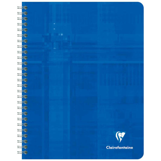 CLAIREFONTAINE Registerbuch A5 mit Spirale 17x22cm 120 farbige Seiten, 12-teilig