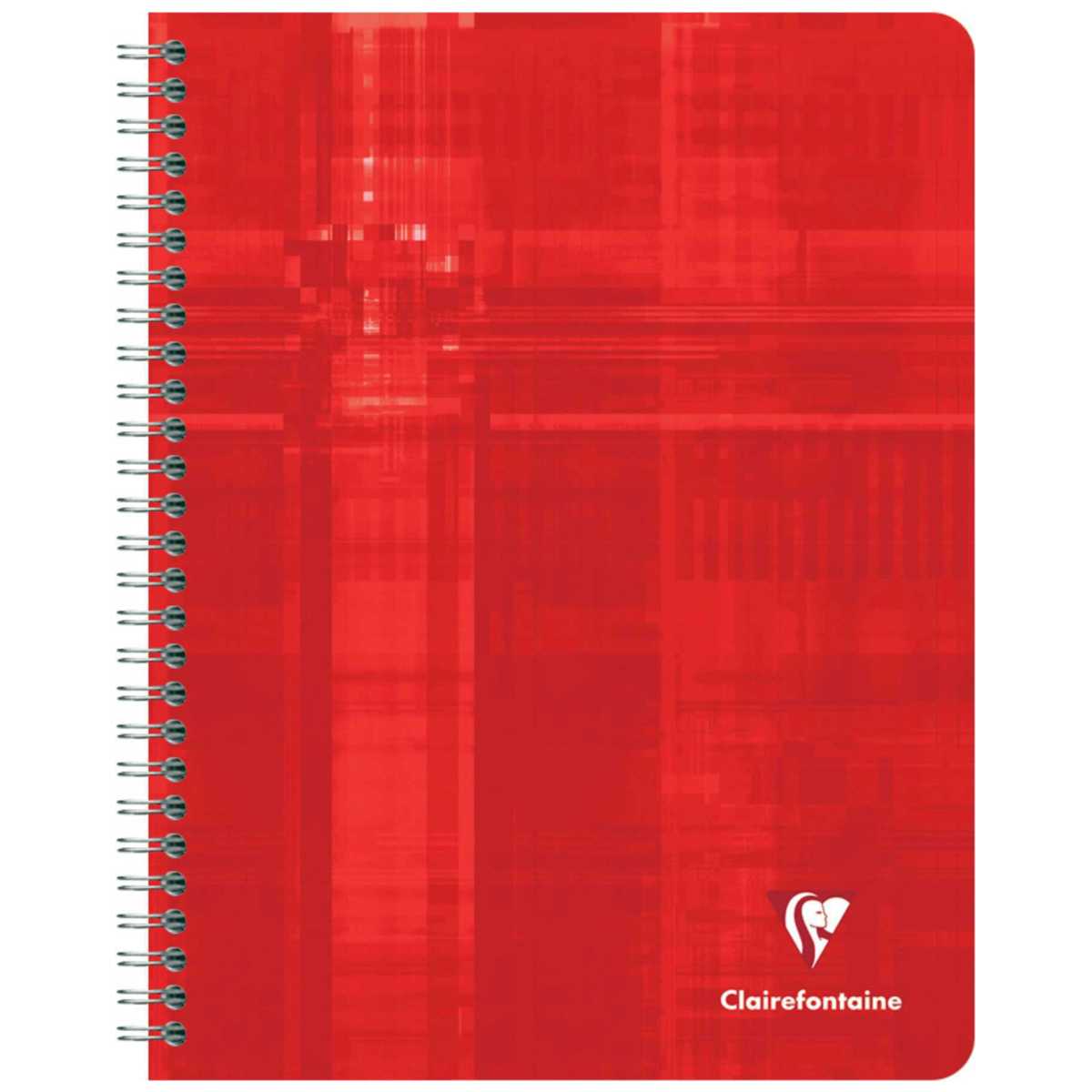 CLAIREFONTAINE Registerbuch A5 mit Spirale 17x22cm 120 farbige Seiten, 12-teilig