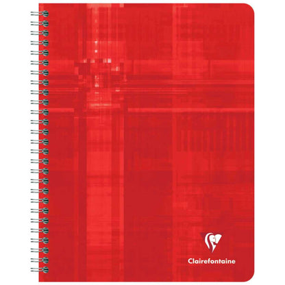 CLAIREFONTAINE Registerbuch A5 mit Spirale 17x22cm 120 farbige Seiten, 12-teilig